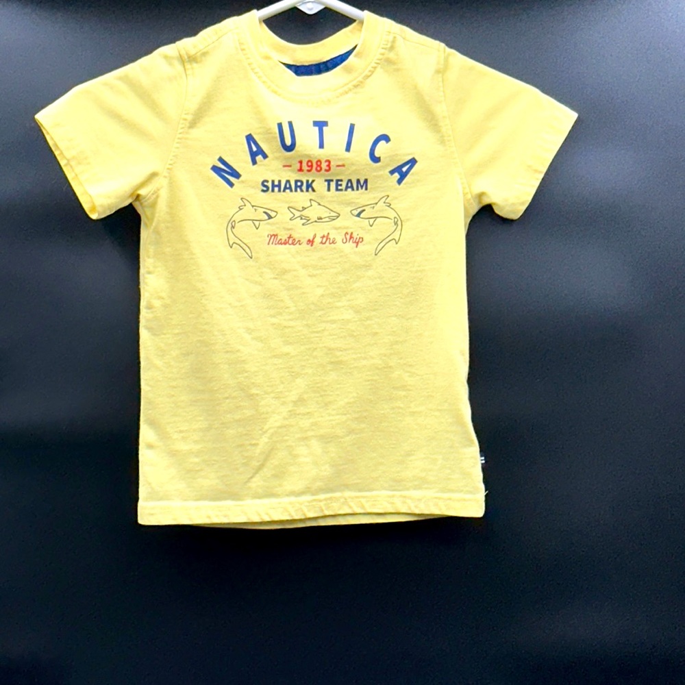 Nautica kids t-shirt. Size 4T. Kids. Yellow. Excellent condition!